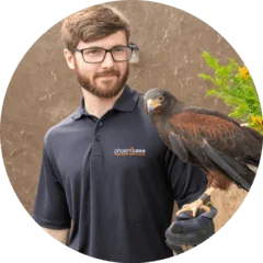 Man with Eagle