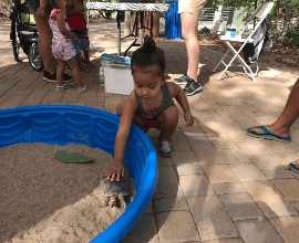 Girl Playing With Mud