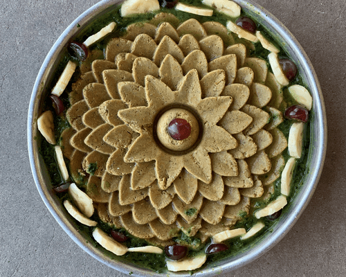Decorative Flower in a Pan